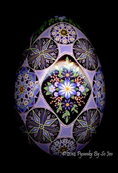 Ukrainian Easter Egg Batik Art Pysanky By So Jeo